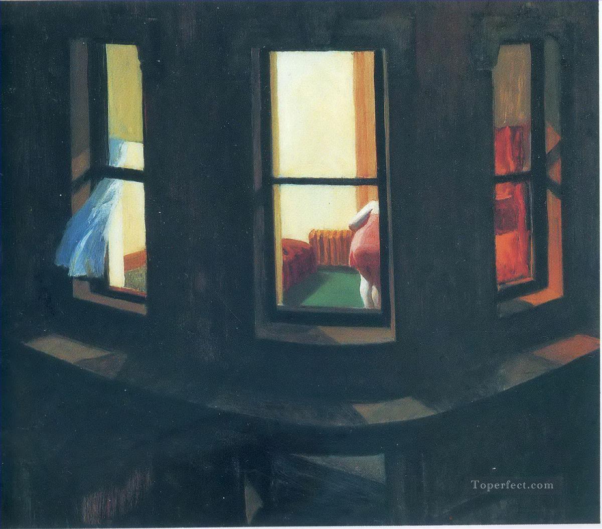 night windows Edward Hopper Oil Paintings